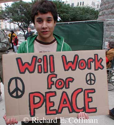 Will you work for peace?